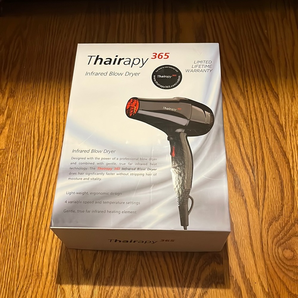 Thairapy 365 Infrared blow dryer, brand new